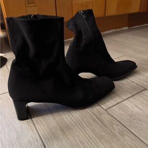 Paul Green Black Heeled Boots